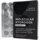 Sports Research envase frontal mostrando 60 dosis y ventajas prácticas