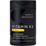 Sports Research envase frontal mostrando 90 cápsulas veganas y beneficios
