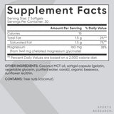 Sports Research ingredientes lecitina de girasol y MCT para mejor biodisponibilidad