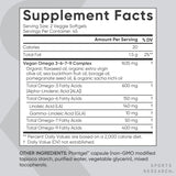Sports Research mezcla de seis aceites vegetales ilustrada para variedad de omegas