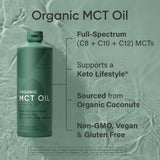 Sports Research MCT Oil vertido en café para una mezcla cremosa y energía rápida