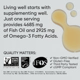 Sports Research mezclado en batido para añadir omega‑3 sin sabor fuerte