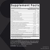 Sports Research bebida en botella deportiva para hidratación en entrenamiento