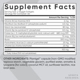 Sports Research comparación de tamaño de cápsula para visualizar porción y dosis