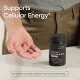 Sports Research botella sobre mesa minimalista sugiriendo calidad premium