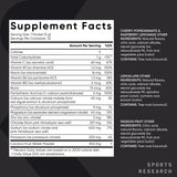 Sports Research botella en gimnasio ilustra uso durante entrenamientos