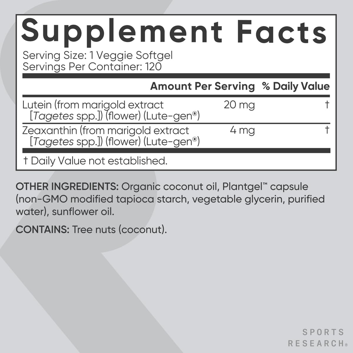 Sports Research cápsula junto a desayuno para uso con comida y mejor absorción