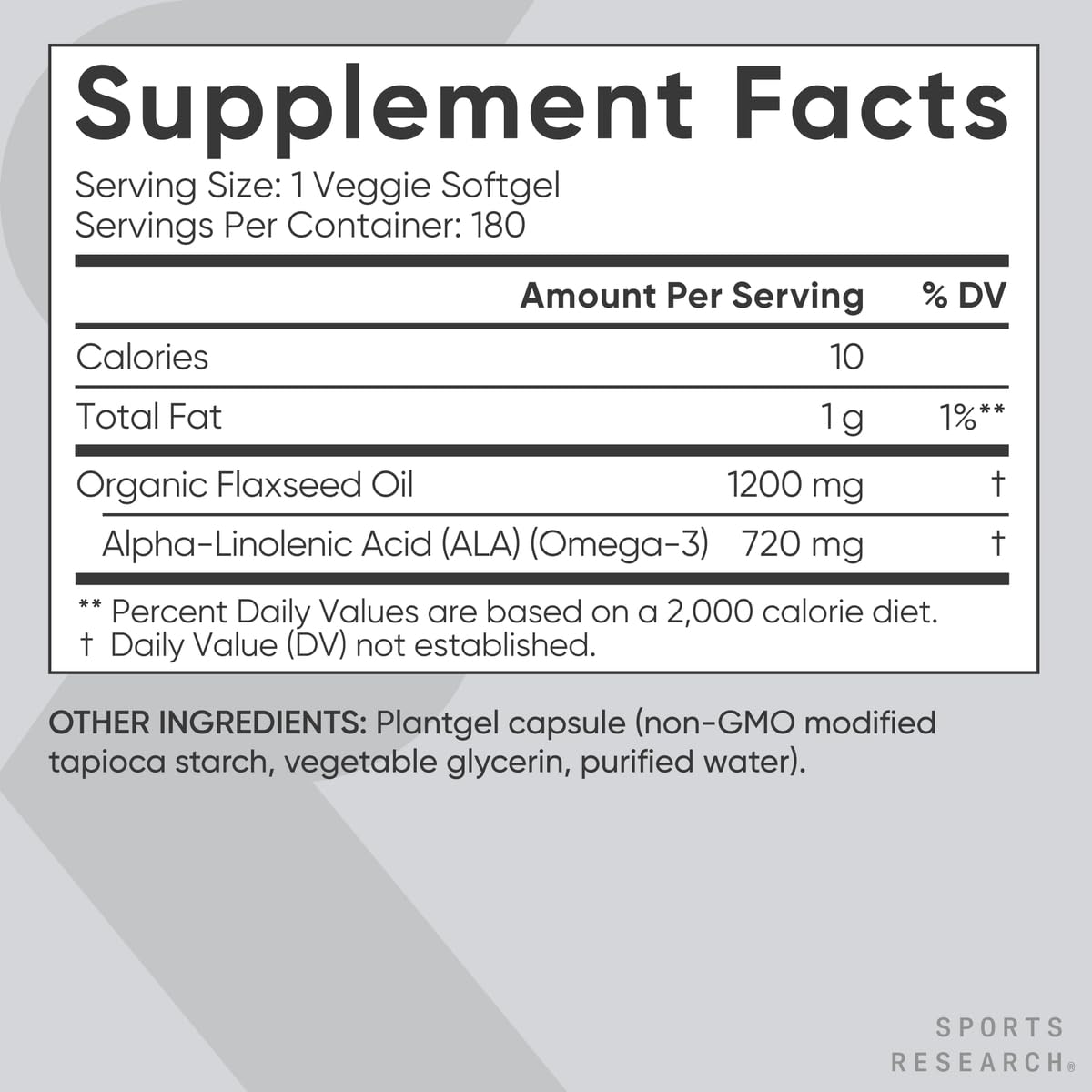 Sports Research detalle de cápsula Plantgel hecha de tapioca sin carragenina y beneficio vegano