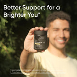Sports Research softgel junto a desayuno para destacar toma con alimentos