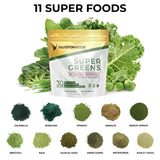 SPR BODY cucharada de producto junto a fruta, ilustra dosis y proporción práctica
