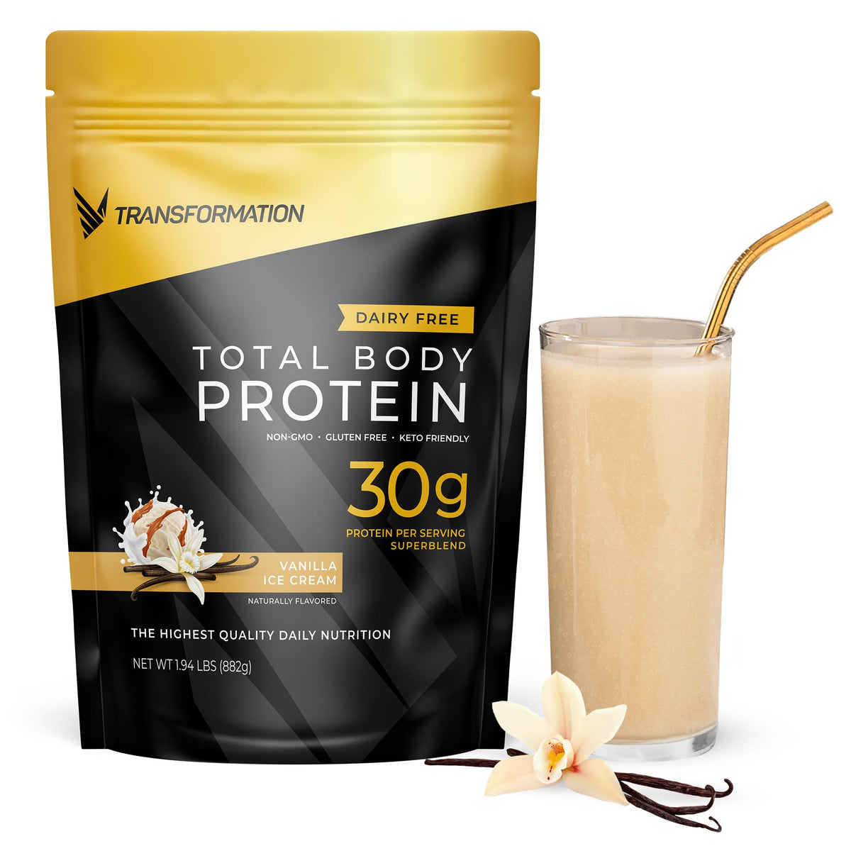 SPR BODY frente del envase que comunica proteína completa y beneficios