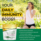 SPR BODY vaso con Super Greens preparado, bebida nutritiva lista para consumo