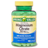 Spring Valley envase frontal mostrando nombre y cantidad, confianza clara