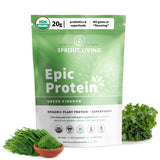 Sprout Living frente del envase mostrando la marca y beneficios visibles