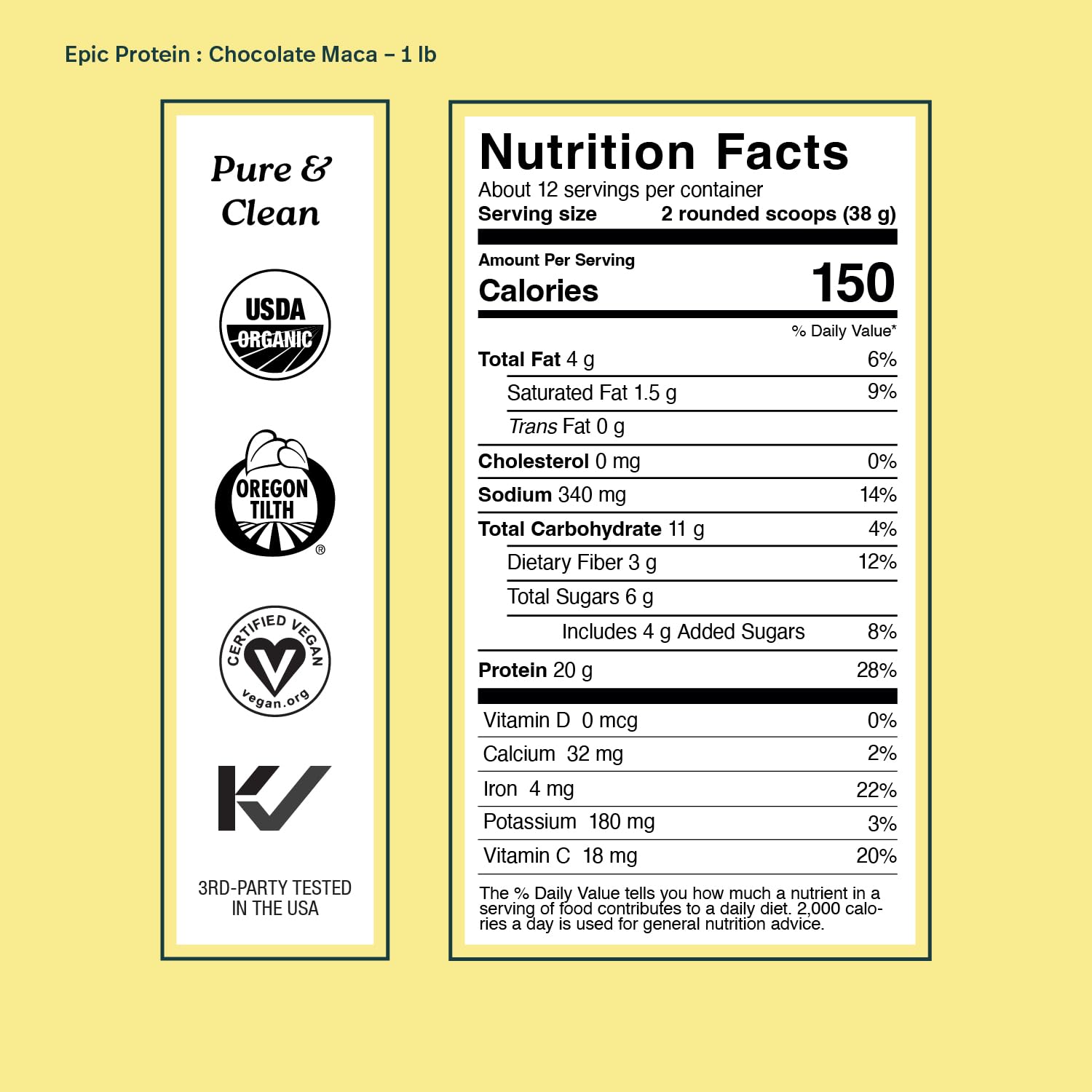 Sprout Living ingredientes superfood dispuestos: cacao, maca y semillas
