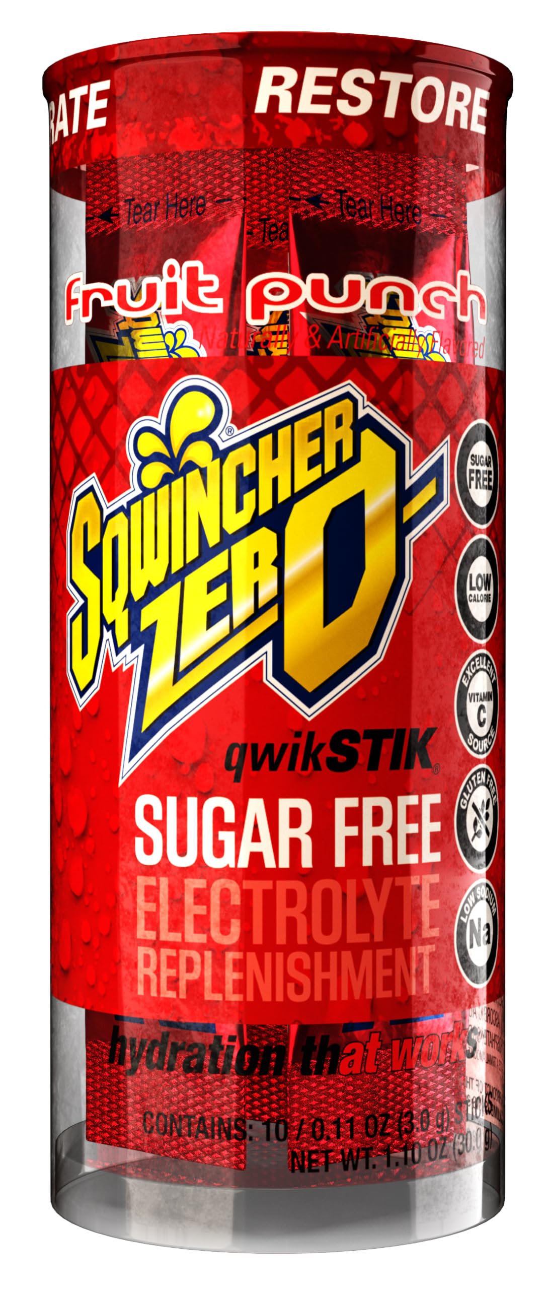 Sqwincher presentación de cuatro sabores, variedad para elegir
