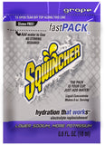Sqwincher sobre Fast Pack frontal mostrando paquete morado y conveniencia