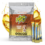 Sqwincher paquete frontal Qwik Stik 50 sobres mostrando conveniencia