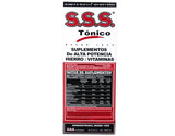 S.S.S. CO. comparación de tamaño 10 oz junto a vaso para referencia