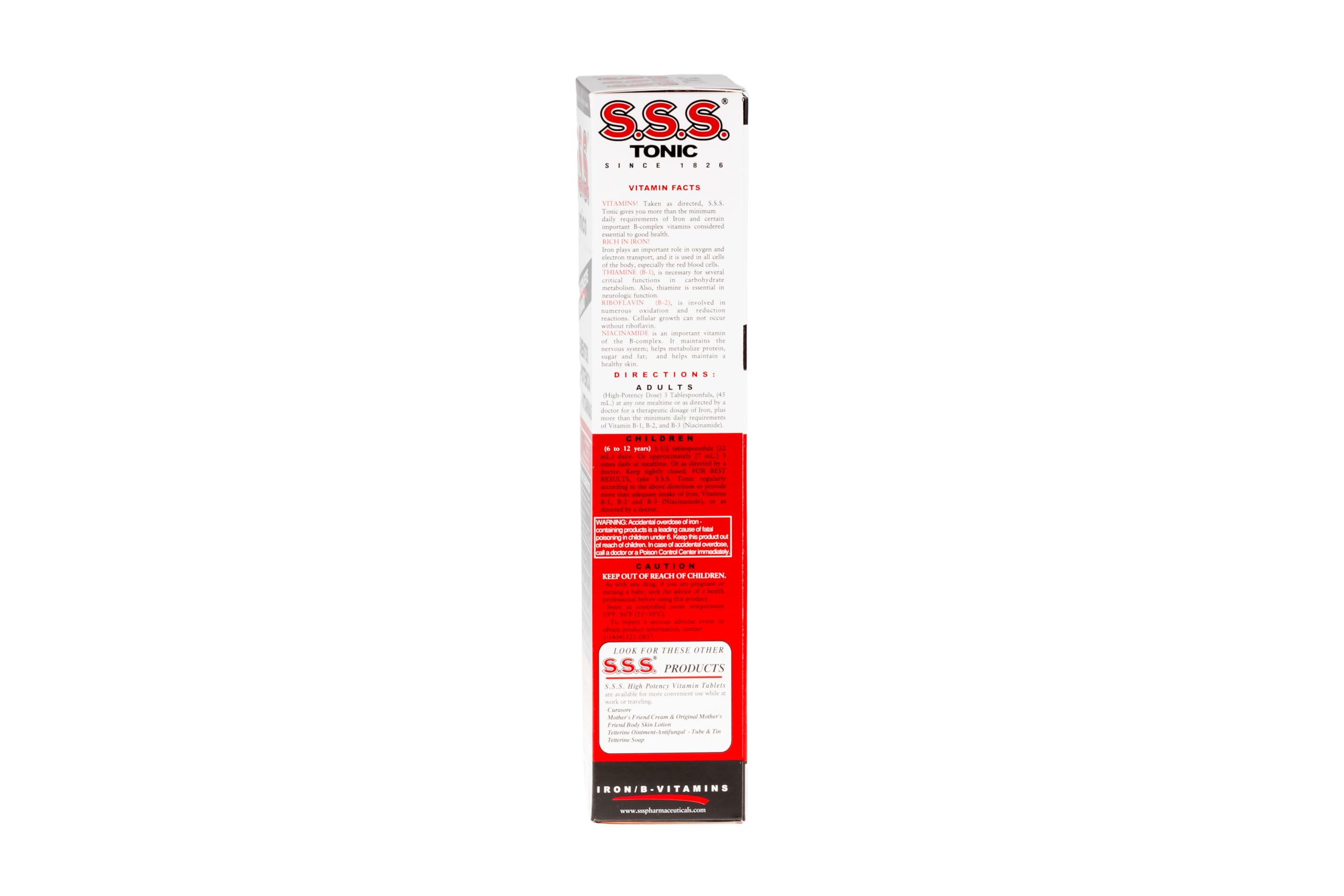 S.S.S. CO. S.S.S. Tonic textura líquida en cuchara para absorción más fácil