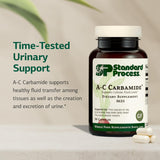 Standard Process A-C Carbamide etiqueta nutricional visible con ingredientes y dosificación