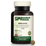 Standard Process Arginex frasco frontal mostrando envase y cantidad beneficio claridad
