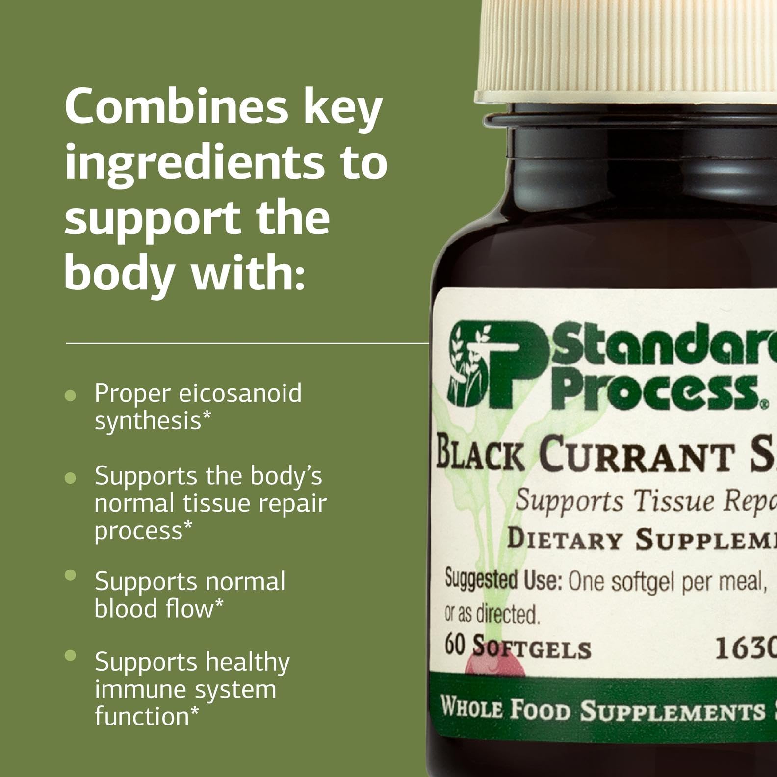 Standard Process gota de aceite y textura para apreciar la pureza y la consistencia