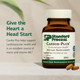 Ingredientes clave Cardio-Plus: extracto PMG y vitaminas, Standard Process apoya circulación