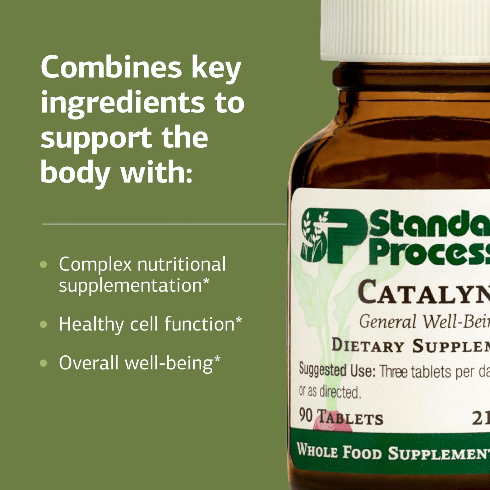 Standard Process Catalyn ingredientes de origen alimentario que aportan nutrientes