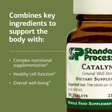 Standard Process Catalyn ingredientes de origen alimentario que aportan nutrientes