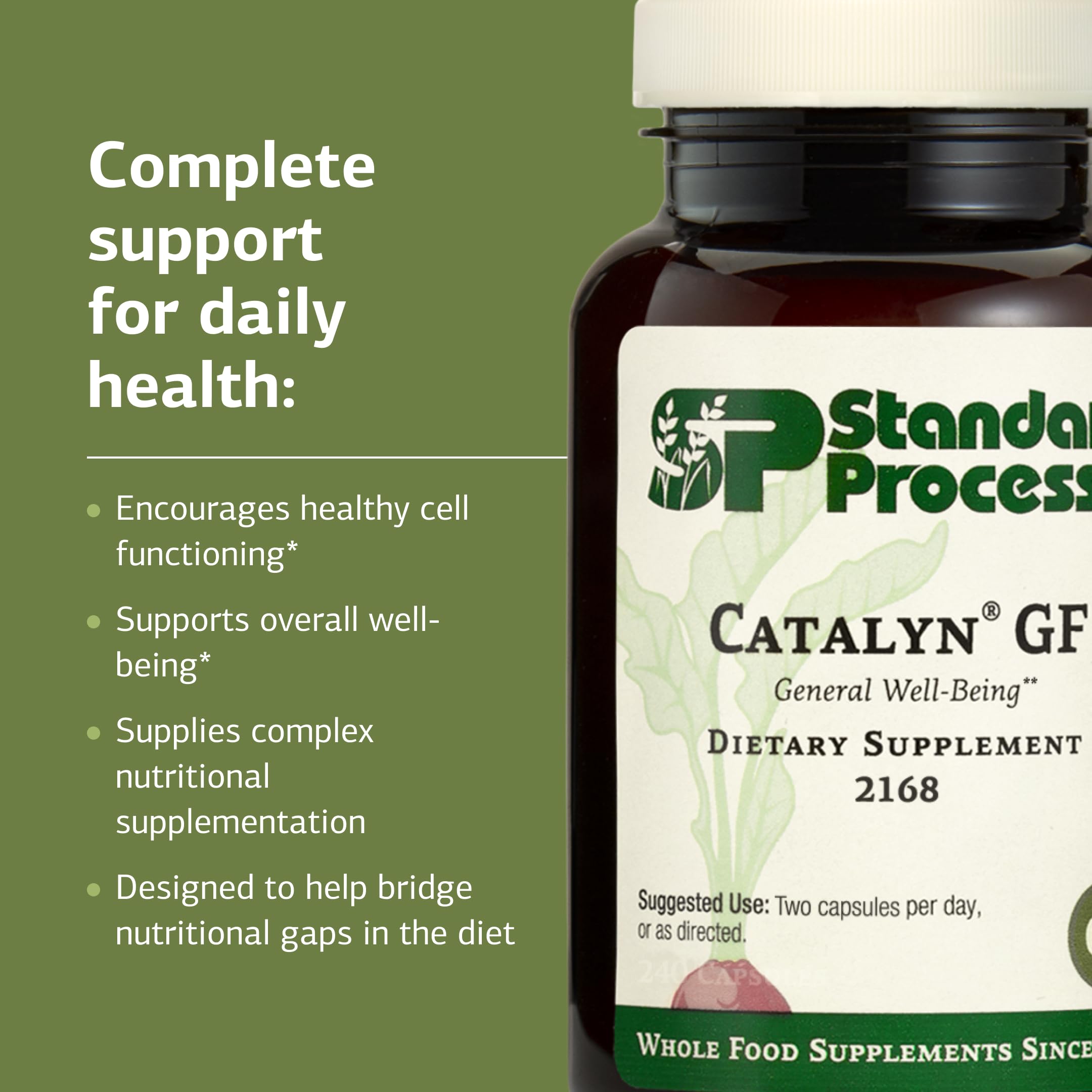 Standard Process Catalyn textura interna del contenido para apreciar calidad