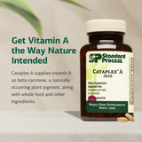 Standard Process Cataplex A etiqueta con ingredientes y origen alimentario