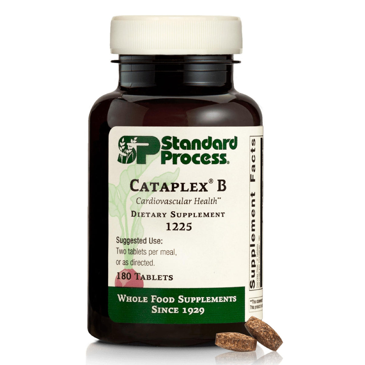 Standard Process Cataplex B envase frontal que muestra la presentación y cantidad