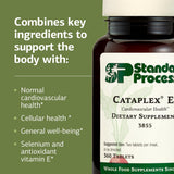 Standard Process Cataplex E2 comparación de tamaño de tableta con moneda