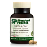 Standard Process Cholacol frente del empaque muestra confianza y limpieza
