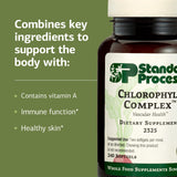 Standard Process etiqueta con ingredientes y origen alimentario claro