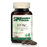 Standard Process E-Z Mg vista frontal del envase mostrando diseño y tamaño del producto