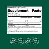 Standard Process Hypothalmex etiqueta detalle con ingredientes y aclaración de alérgenos