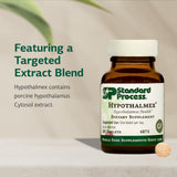 Standard Process Hypothalmex tableta en primer plano mostrando textura uniforme
