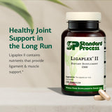 Standard Process Ligaplex II etiqueta con información y beneficios claros