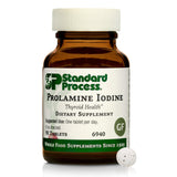 Standard Process Inc. frasco frontal mostrando 90 tabletas yodo
