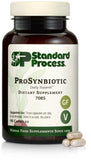 Standard Process ProSynbiotic vista frontal con frasco, muestra confianza y facilidad de uso