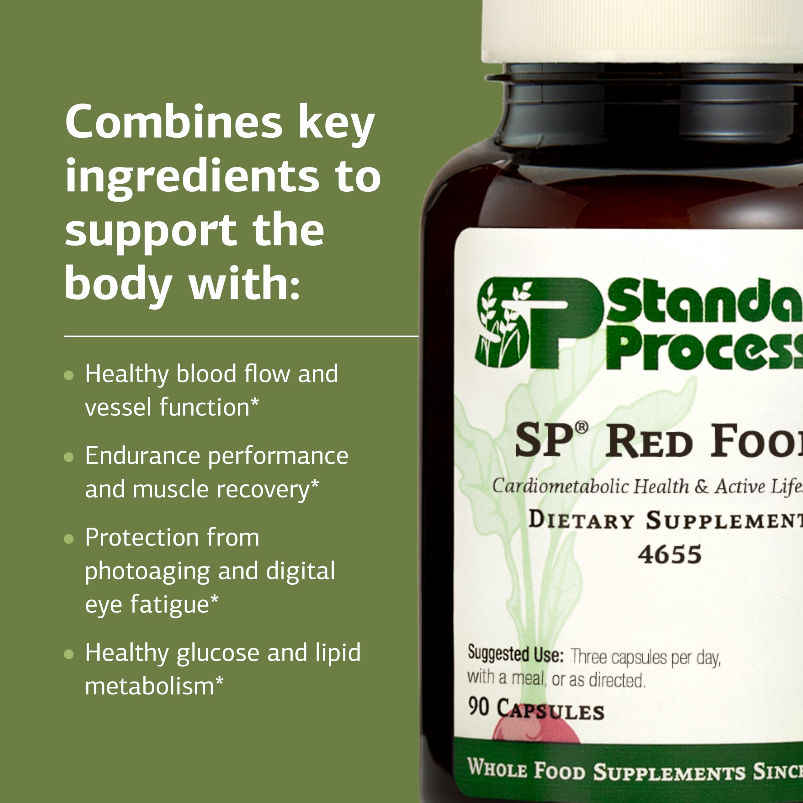 Standard Process Inc. microalgas con astaxantina, antioxidante celular