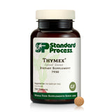 Standard Process frasco Thymex al frente mostrando diseño y cantidad