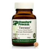 Standard Process Thymex vista frontal del envase y beneficio de claridad informativa