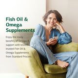 Etiqueta nutricional de Standard Process Tuna Omega-3 mostrando información clave