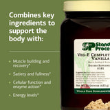 Standard Process cuchara con polvo, beneficio porción precisa y control