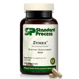 Standard Process Zymex vista frontal del envase mostrando 150 cápsulas y claridad de uso