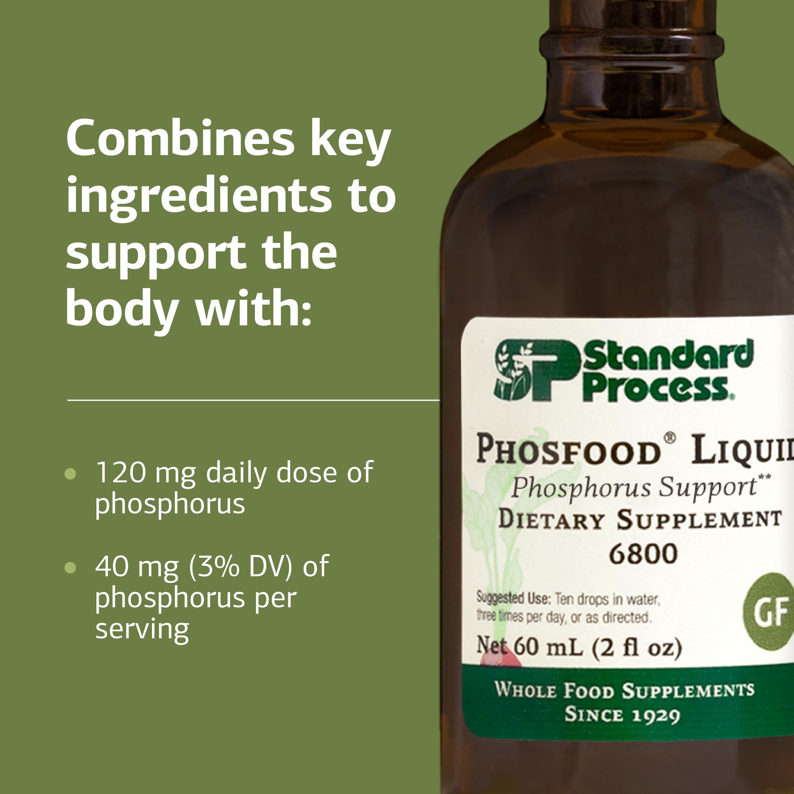 Standard Process Phosfood mezclado en vaso para consumo fácil