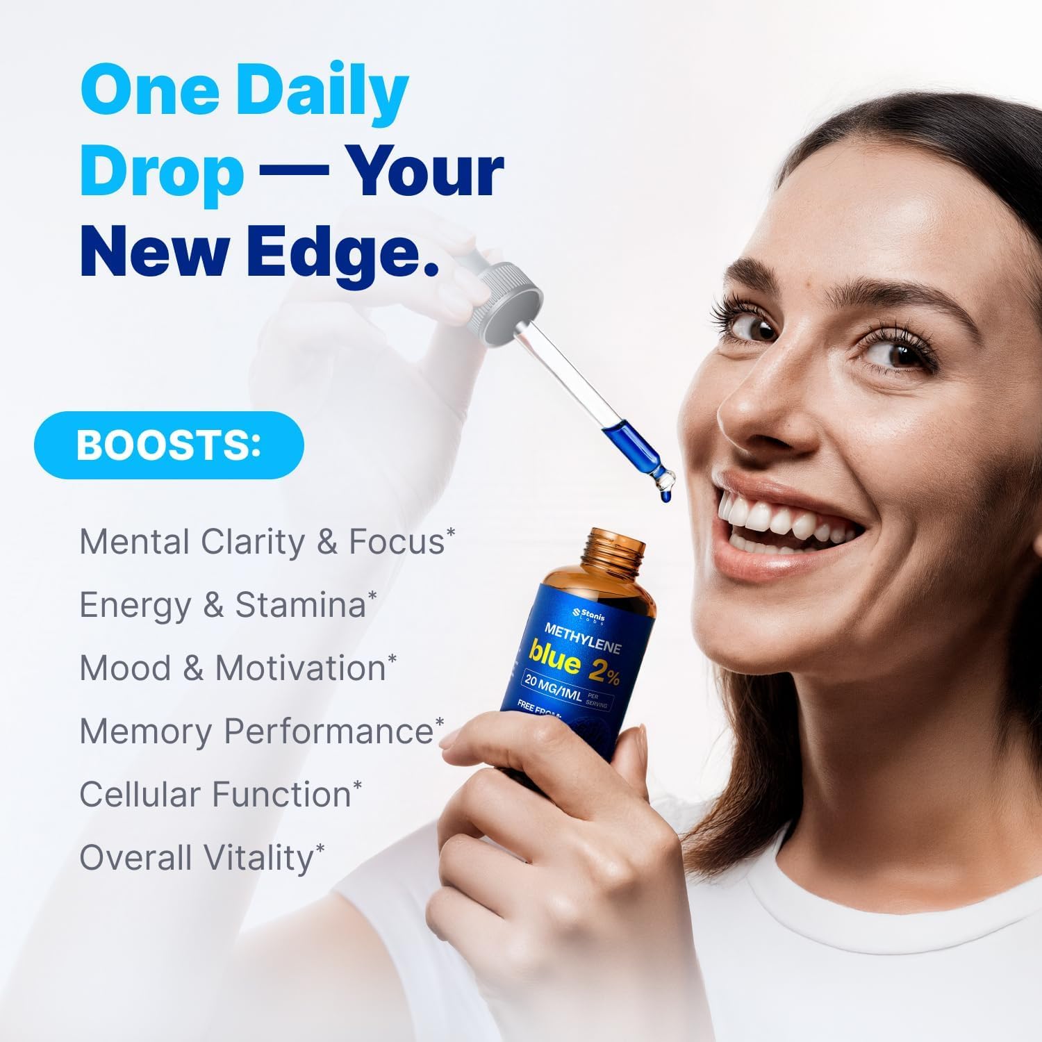 Stanis Labs gotero enfocado para medir gotas con control y uso cómodo